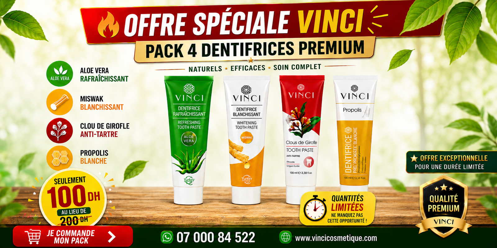 Benefits of using our premium pack.