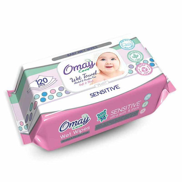 Baby Wet Wipes - 120pcs - VINCI COSMETIQUES