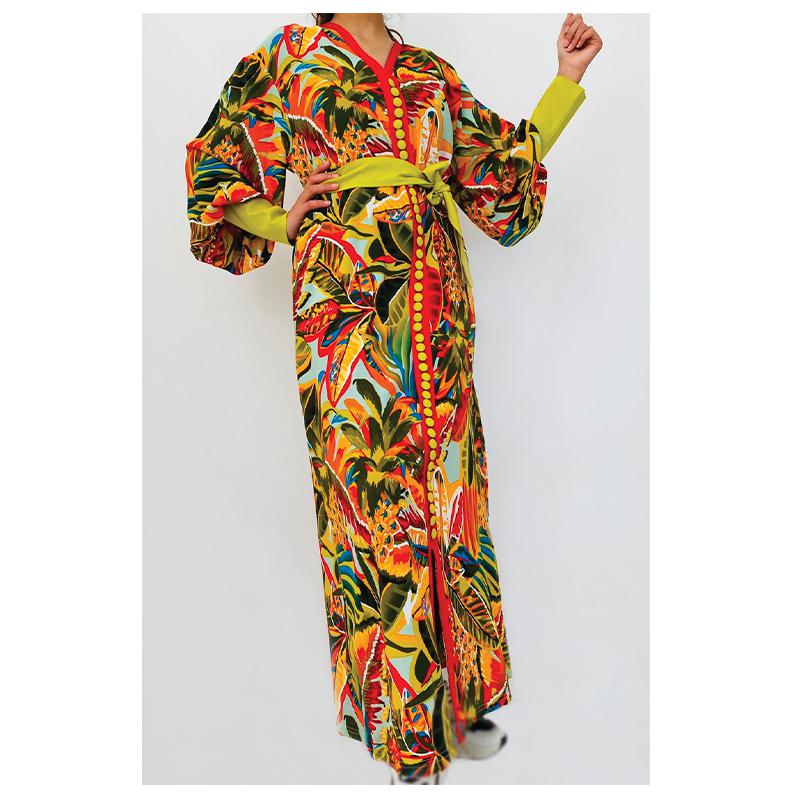 Caftan orange