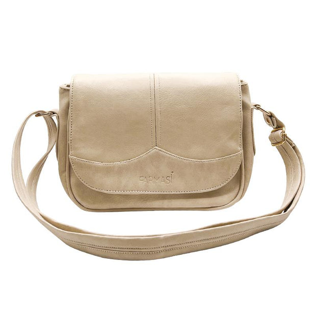 Sac porté épaule Beige