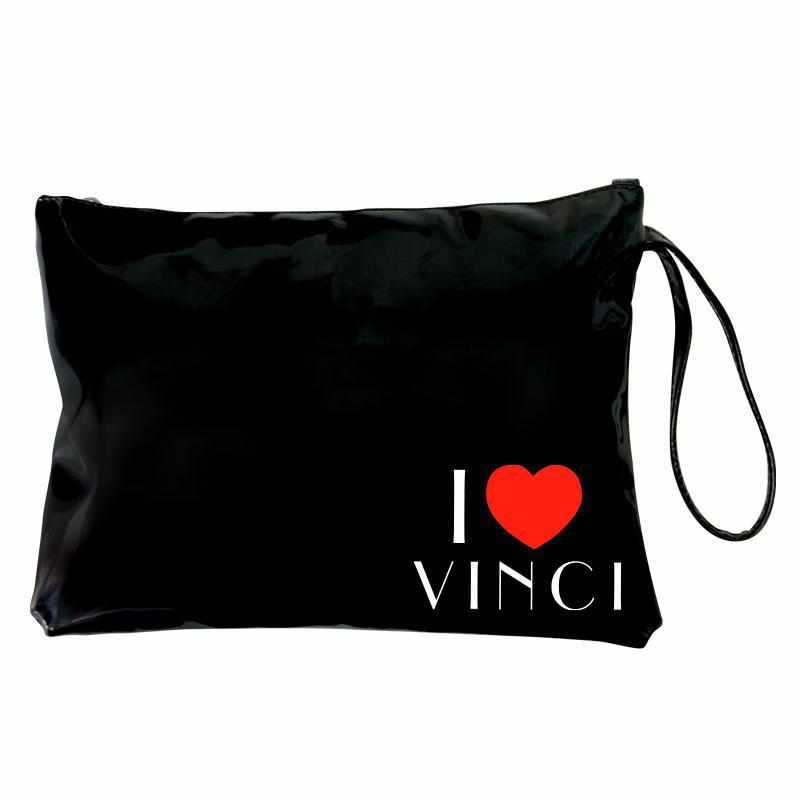 SAC POCHETTE I LOVE VINCI - 23CM*11CM - VINCI COSMETIQUES