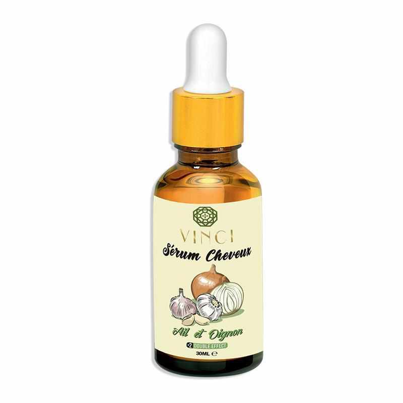 Serum cheveux Ail & oignon - 30ML - VINCI COSMETIQUES