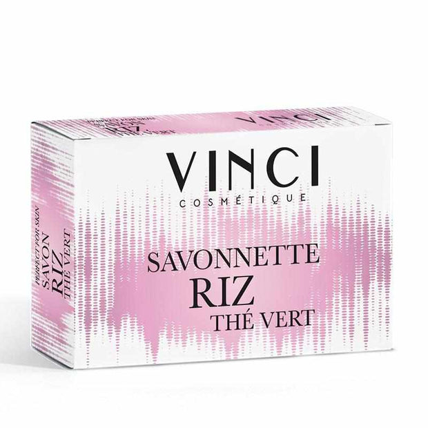 Savonnette de Riz et Thé Vert Naturel et Bio de Vinci - VINCI COSMETIQUES